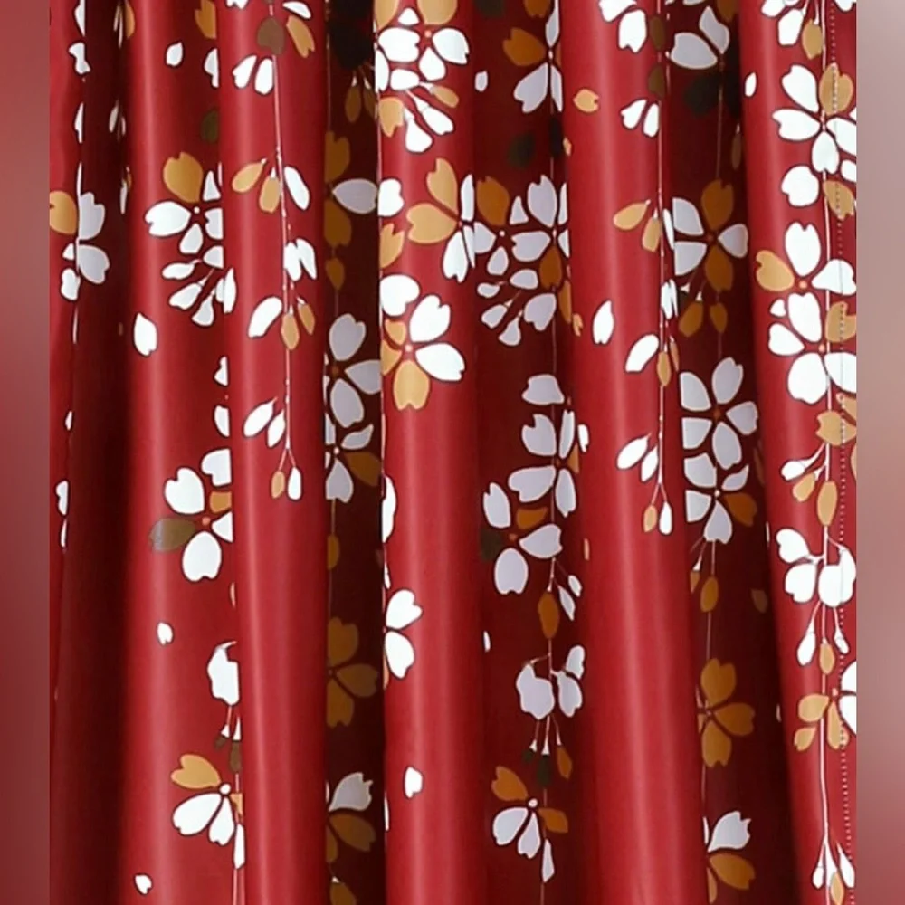 Lush Decor Weeping Flowers Room Darkening Curtain Panel Pair - Picture 5 of 9